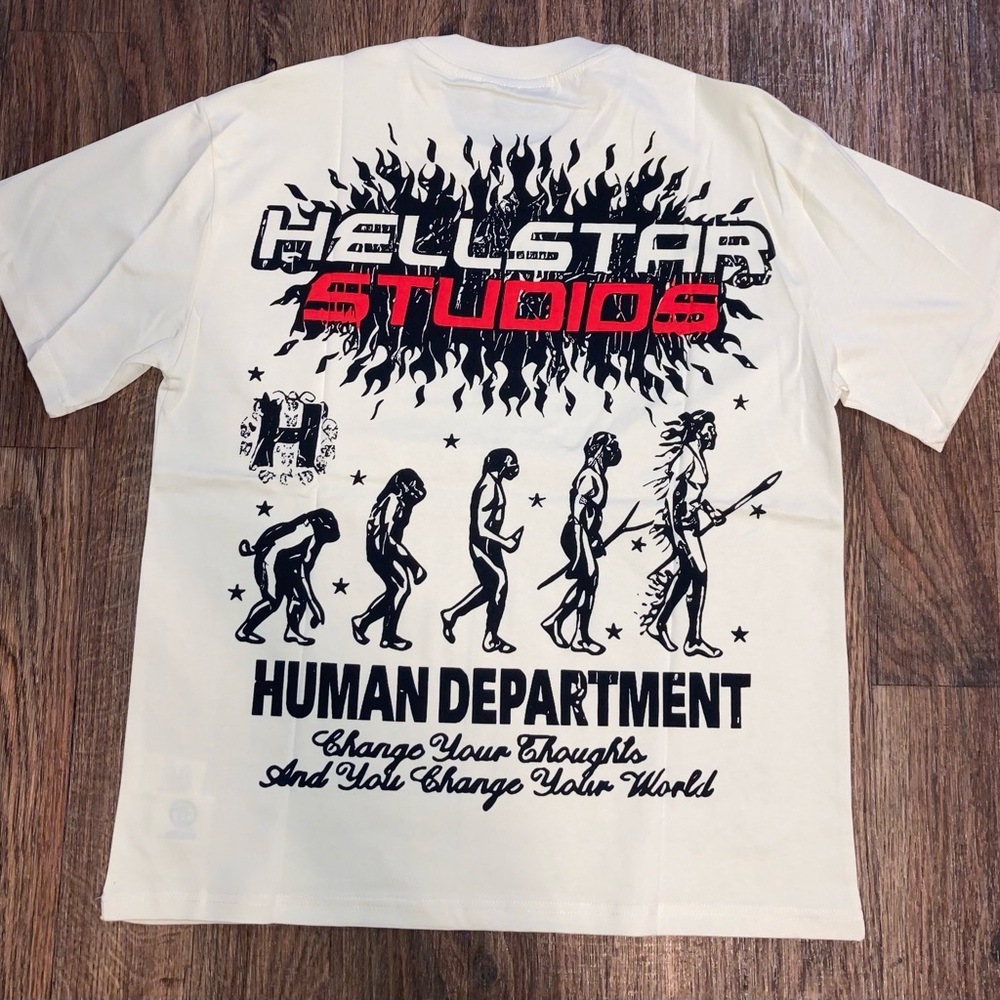 Hellstar Studios White Graphic Tee - image 1